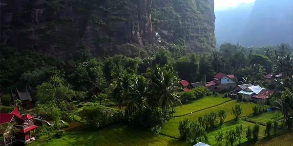 Panoramic The Harau Valley
